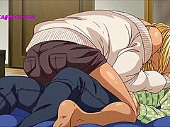 Blonde Teen’s Anime Classroom Seduction