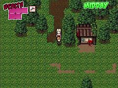 facing a fast zombie in hentai game part 8