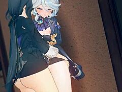 furina's bent over doggystyle hentai action