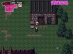facing a fast zombie in hentai game part 8