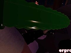 vrchat luna’s subtle gangbang in animated action
