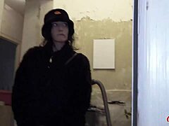 German Goth Girl’s Rough Rimjob Squirt At Casting