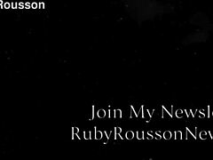 chastity arousal study ends with ruby rousson