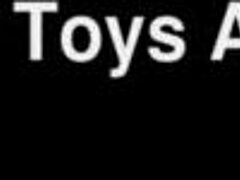 Kinky anal play with daring toy