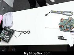 Teen shoplifter banged by cop