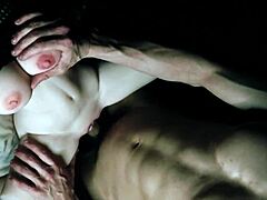 Passionate sex with well-endowed girlfriend