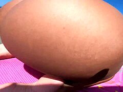 sexy babe shows off curves