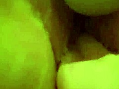 Big cock fucking and gapping with a pineapple insert