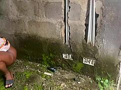 Staircase tryst with neighbor's wife