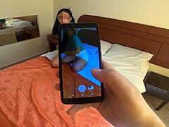 Hot Latina gets messy facial