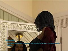 A visual novel game with dancing parts