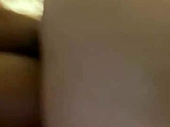 A white girl with a big ass rides a big black cock until it bursts