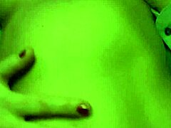 Sinn's seductive striptease and spanking