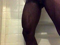 Solo shower turns sensual
