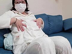 Frustrated Asian housewife's naughty solo play in full movie