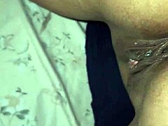 Hot tattooed Latina from Mexico in action