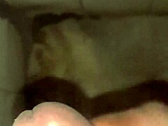 Masturbation with an average dick and a big cock
