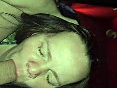 deep throat on a massive cock