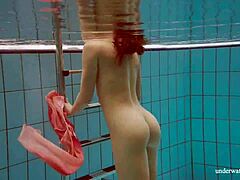 Deniska Underwater Naked Teen