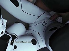 Blonde Witch AI Robot’s Passionate Cumshots