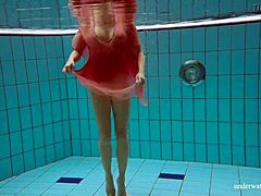 Deniska Underwater Naked Teen