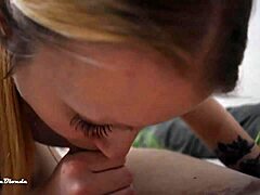 Teen Blonde Blowjob