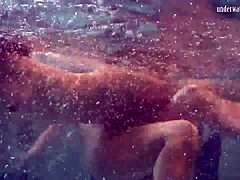 Underwater Lesbian Tits