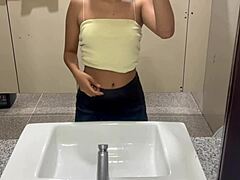 Fingering Amateur In Public Under Miniskirt