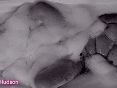 Kity Hudson's Relentless Bath Toy Orgasm
