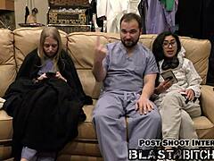 Jasmine Rose’s Thigh Blasted with Cum in POV