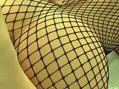Petite Babe’s Fat Pussy Lips Take Hard Cum