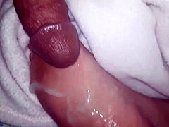 Massive Cumshot on Slick Oiled Feet