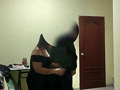 I dominate the maid in rough taboo sex