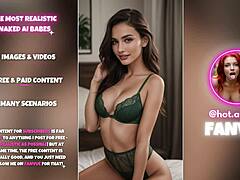 Big-titted AI babes stripped bare in lingerie