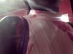 Crazy Chick's Fierce Twerk On Landlord's Bed During Holiday