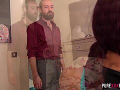 Cumming Hard on Stepdaughter’s Tight Ass