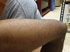 Blowjob At Work With Massive Black Shaft