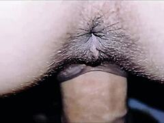 Teasing anal doggy with skinny mature wife