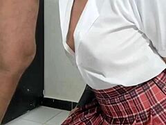my latina virgin sucks at real amateur casting