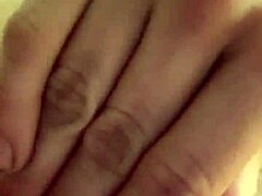 petite girlfriend teases hairy pussy