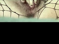 Fingering To Orgasm In Tight Fishnets