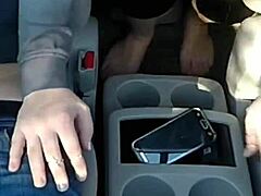 Public Pickup Car Blowjob with Cum