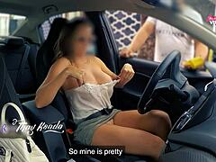 me teasing rug salesman with no panties or bra