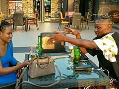 Honryblack Ebony Goddess Meets Naija Star for Bar Fun