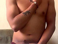 maluma doing homework with his cock out