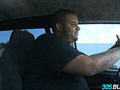 Redhead Teen’s Subtle Tease in Public Car Romp