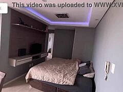 Amberzinha's fierce homemade bang in new apartment