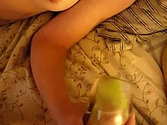 Milf jerking me hard with a stroker