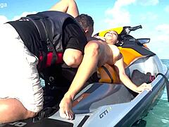 Brazilian Latina Gets Pussy Licked On Open Sea