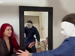 Camila Gaucha’s Halloween Terror with Michael Myers Anal Pounding